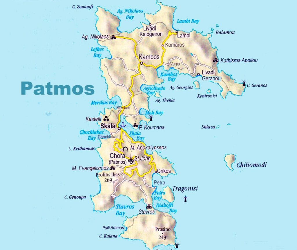 patmos mappa